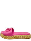 Sandalias "Leather V logo"