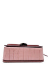 Bolso "Croc-Embossed Leather Studio Shoulder Bag"