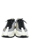 Tenis "White/Sliver Leather And Glitter Raine Low Top"