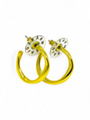 Aretes "Golden Irregular"