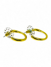 Aretes "Golden Irregular"