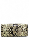 Bolso "Fleur Small Top-Handle Satchel Embossed Snake"