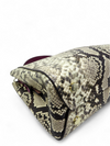Bolso "Fleur Small Top-Handle Satchel Embossed Snake"