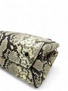 Bolso "Fleur Small Top-Handle Satchel Embossed Snake"