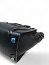 Bolso "Drummed Calfskin Micro Luggage Black"
