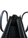 Bolso "Drummed Calfskin Micro Luggage Black"