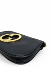 Bolso "Roxy Calfskin Blondie Chain Shoulder Flap Bag Black"