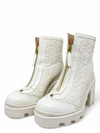 Botas "GG Logo Leather Rain Boots w/ Tags"