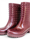 Botas "Rockstud Accents Rubber Rain Boots"