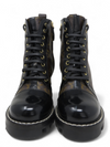 Botas "Patent Calfskin Monogram Star Trail Ankle Boots"
