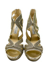 Tacones Dorado