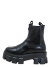 Botas "Monolith brushed leather booties"