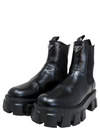 Botas "Monolith brushed leather booties"