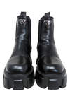 Botas "Monolith brushed leather booties"