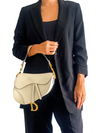 Bolso "Grained Calfskin Saddle Bag"