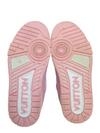 Tenis "Calfskin Monogram Woman LV Trainer Sneakers Pink"