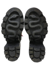 Botas "Calfskin Embroidered Lace Up Combat Ankle Boots"