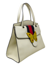 Bolso "Medium Totem Web Stripped Yellow Butterfly Top Handle Bag"