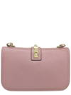 Bolso "Vitello Medium Glam Lock Rockstud Flap Poudre"