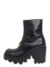 Botas "Horsebit Ankle Leather Boots"