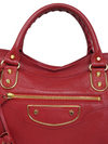 Bolso "Chevre Gold Metallic Edge Hardware City"