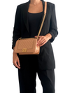 Bolso "Lambskin Quilted Medium Multi Chains Boy Bag"