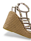 Sandalias "Rockstud Accents Leather Espadrilles"
