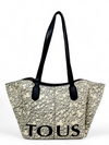 Bolso "Capazo pequeño beige TOUS Kaos Mini Terra"