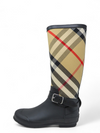 Botas "House Check Pattern Canvas Rain Boots"