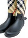 Botas "House Check Pattern Canvas Rain Boots"