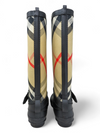 Botas "House Check Pattern Canvas Rain Boots"