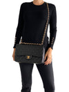 Bolso "Classic Jumbo Caviar Double Flap"