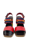 Sandalias "Horsebit Accent Leather Slingback Sandals"