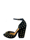 Sandalias "Spikes Accents Suede Sandals"
