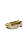 Baletas "Interlocking CC Logo Leather Ballet Flats"