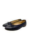 Baletas "Interlocking CC Logo Leather Ballet Flats"