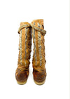 Botas "Traforato Discese in Pitone"