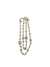 Collar "Strass & Faux Pearl CC Bead Strand Necklace"