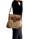 Bolso "GG Canvas Studded Pelham Runway Flap Bag"