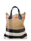 Bolso "Check Canvas Tote"