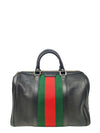 Cartera "Gucci Web Medium Leather Boston Bag"