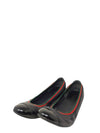 Baletas "Web Accent Leather Flats"