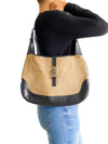Cartera "Jackie Leather-Trimmed Hobo"