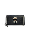 Billetera "Karlito Zip Around Wallet Studded Saffiano Leather"