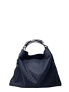 Cartera "GG Canvas Horsebit Chain Hobo"