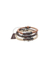 Pulseras "Triple Leather Louis"