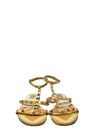 Sandalias "Rockstud Accents Leather Gladiator Sandals"