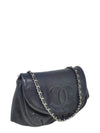 Cartera "Half Moon Wallet on Chain Negro"