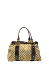 Cartera "Large GG Canvas Interlocking G Tote"