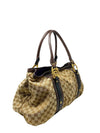 Cartera "Large GG Canvas Interlocking G Tote"